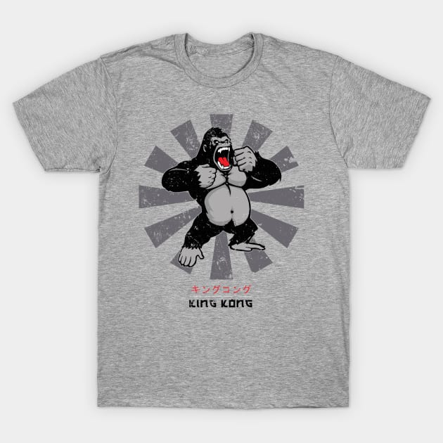 King Kong Retro Japanese T-Shirt by Nova5